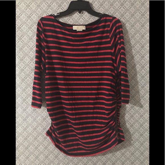 Michael Kors Tops - Michael Khors plus size gathered sides blouse